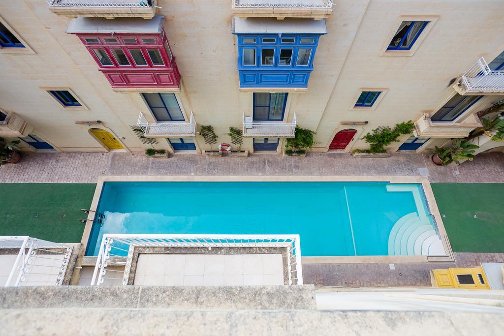 Ferienwohnung Seaview Luxury Penthouse With Shared Swimming Pool Għajnsielem Exterior foto